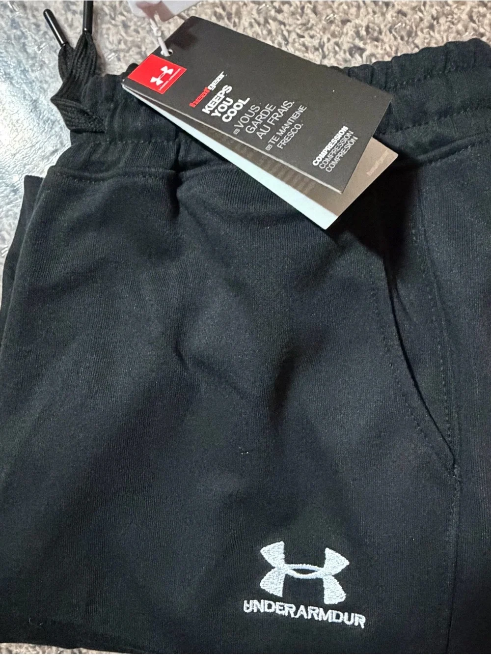 Under Armour Men’s Heat Gear Compression Sweat Pants Size L